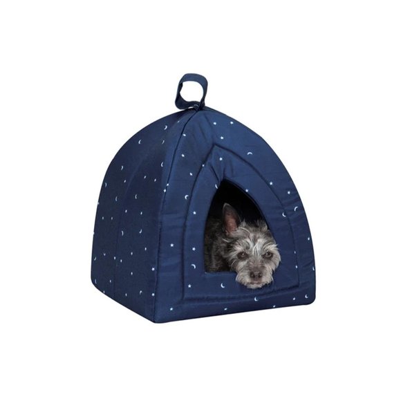 FurHaven Other - NWT FurHaven Dog or Cat Tent, Small, Navy w/white stars and moons